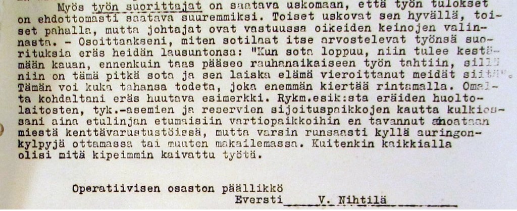 V. Nihtil�n kirjeest�.